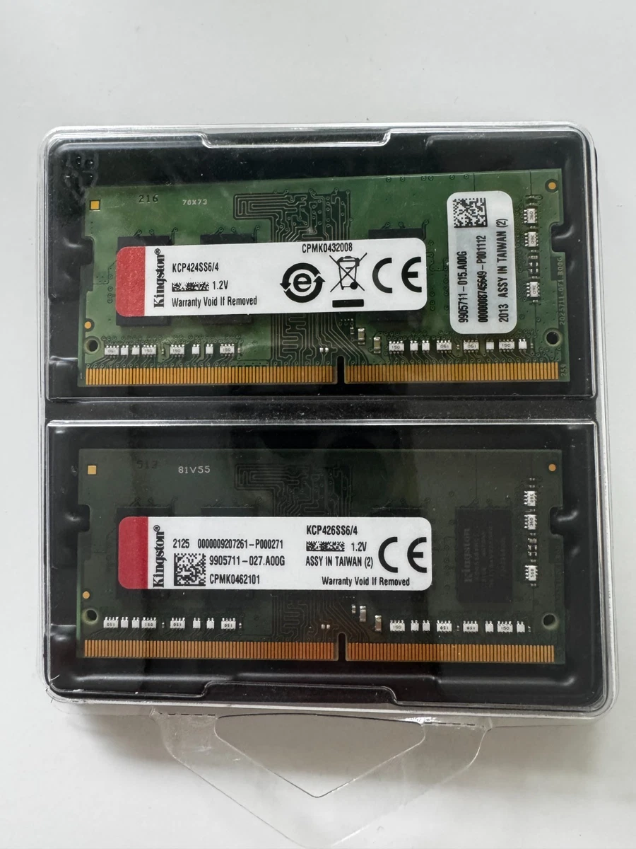 Kingston Computer PC4-19200 (DDR4-2400) Bus Speed RAM 2 Modules