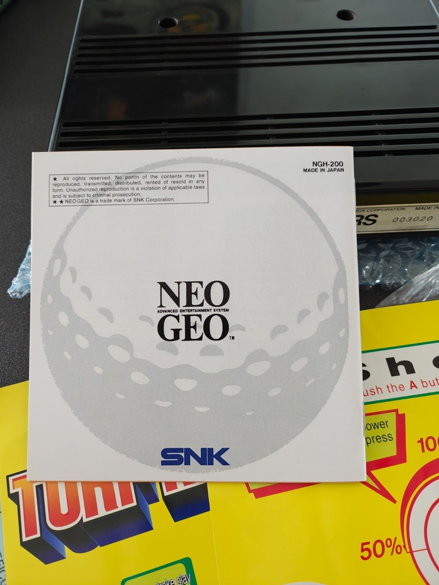 NEO GEO NEO TURF MASTERS BIG TOURNAMENT GOLF MVS FULL KIT MATCHING
