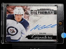 2015-16 Upper Deck Premier Rookie Signatures Nikolaj Ehlers #RPS-NE Auto 0m8f