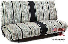 Universal Car Seat Cover for Truck and Car Bench Seats That are One Black