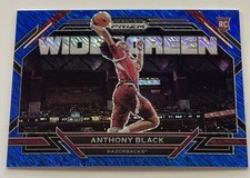 2023 Panini Prizm Draft Anthony Black Rookie Widescreen Blue Shimmer #/19 Magic