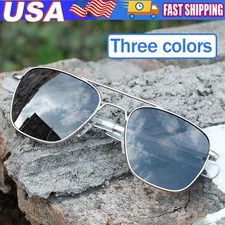 Aviator Sunglasses Premium Military Pilot Ultraviolet Mens Polarized Sunglasses