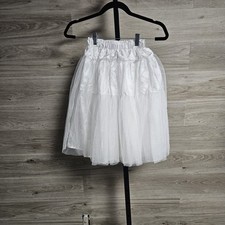 Kids Size Large Tulle Petticoat Underskirt Dance Princess Tutu Crinoline Fluffy