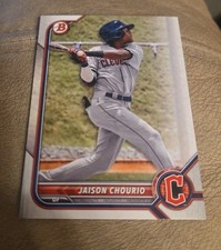 2022 Bowman #BD-189 Jaison Chourio Cleveland Guardians