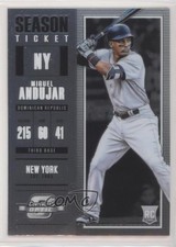 2018 Panini Chronicles Contenders Optic Miguel Andujar #5 Rookie RC fm0