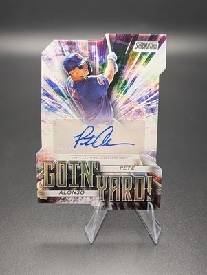 2025 Topps Stadium Club - Pete Alonso Auto - Going Yard Die-Cut Autograph