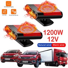 1200W Car Heater Portable Electric Heating Fan Defogger Defroster Demister 12V