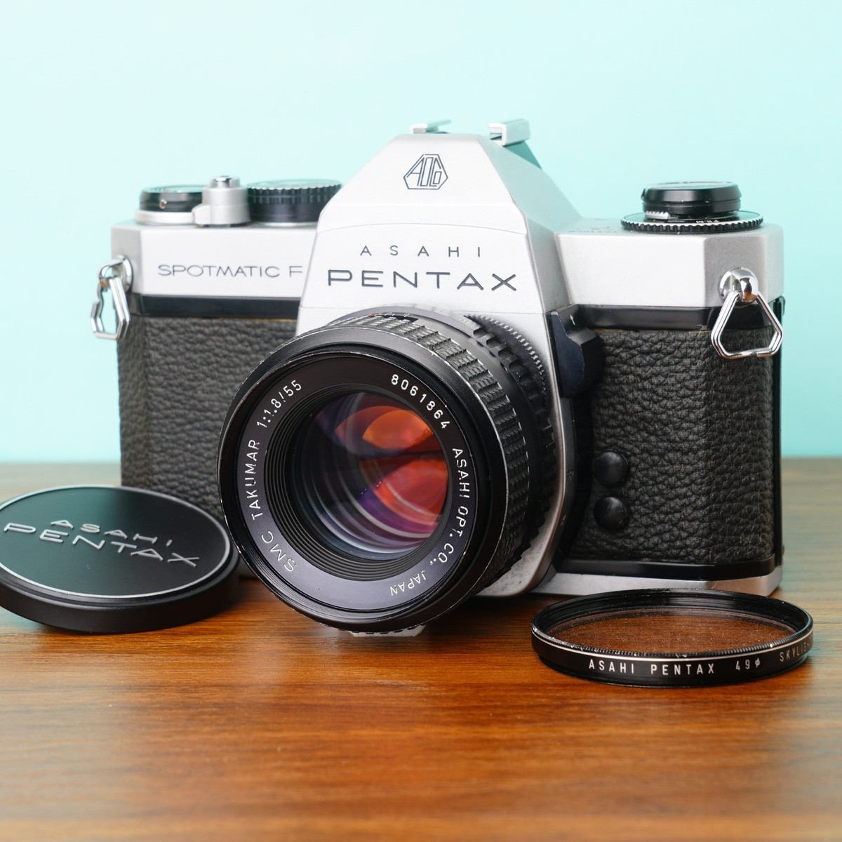 アサヒ PENTAX SPOTMATIC F＋SMCタクマー55mm F1.8 N. MINT] PENTAX Spotmatic F SMC Takumar 55mm f1.8 FILM