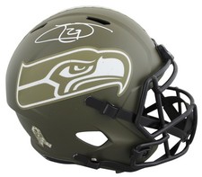Seahawks Earl Thomas Signed Salute to Service Full Size Speed Rep Helmet BAS Wit
