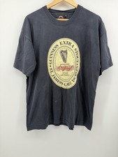 Guinness Extra Stout St James Gate Dublin Graphic T Shirt Black XL Beer Tee