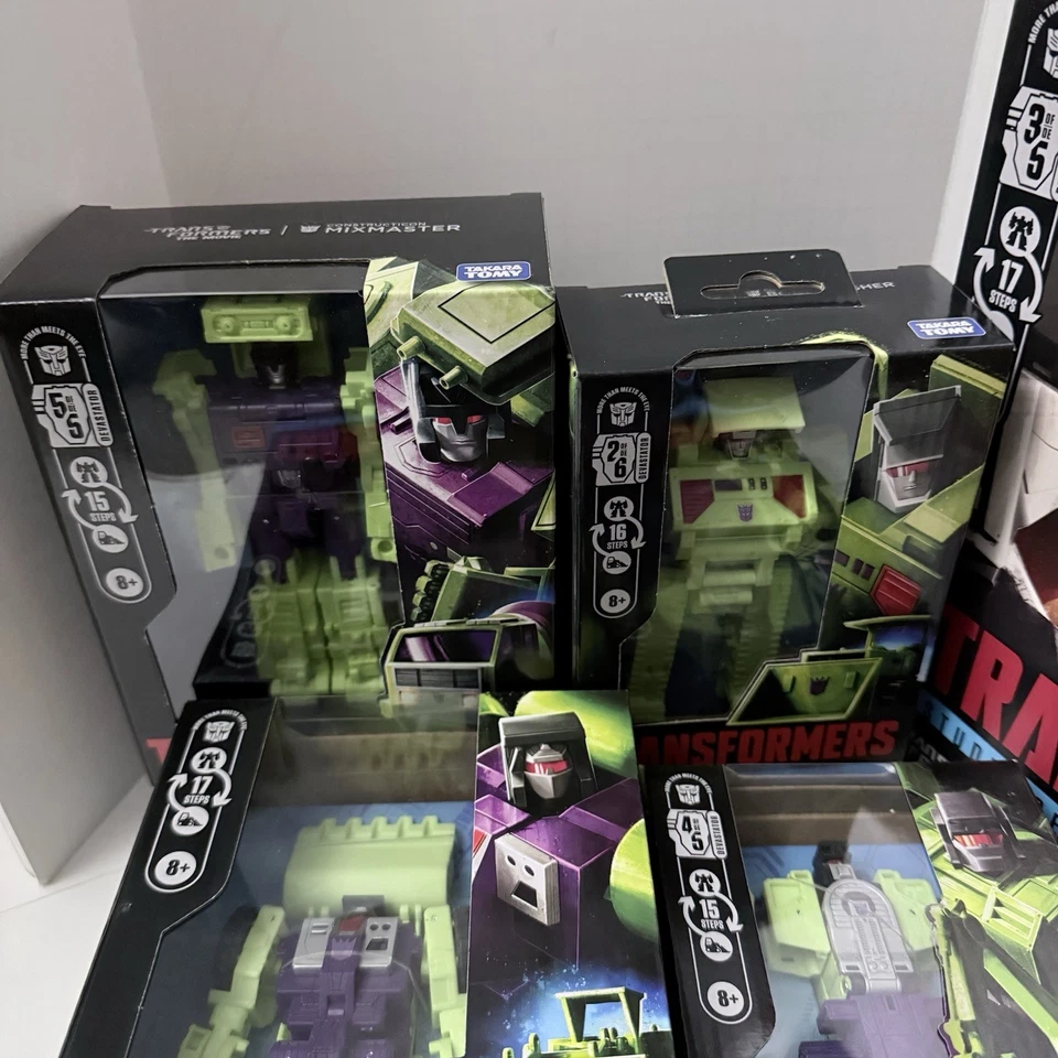 Transformers The Movie Constructicons Devastator Set Of 5 (unopened) - Image 3 of 4