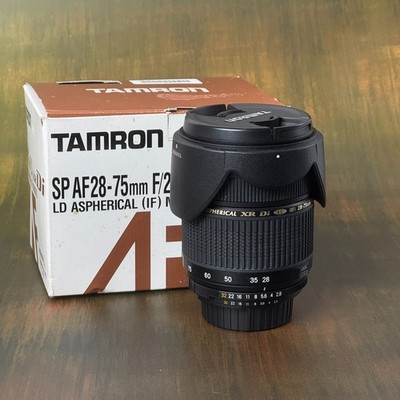 Tamron SP AF 28-75mm F2.8 Zoom Lens A09N for NIkon - Great Cond - w/Case