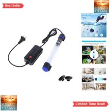 UVC Aquarium Light 11W Submersible Water Clarifier IP68 Quartz Tube Fish Tank