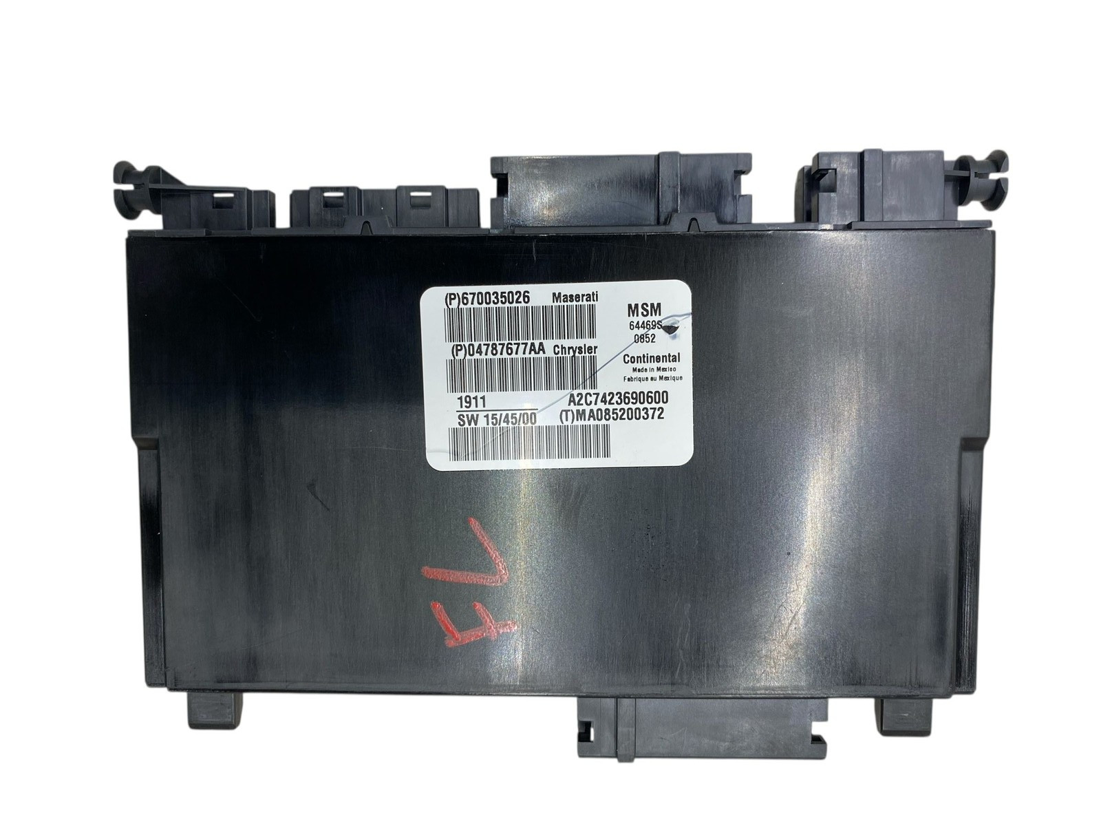 2017-2024 MASERATI LEVANTE FRONT LEFT DRIVER SEAT CONTROL MODULE UNIT 670035026