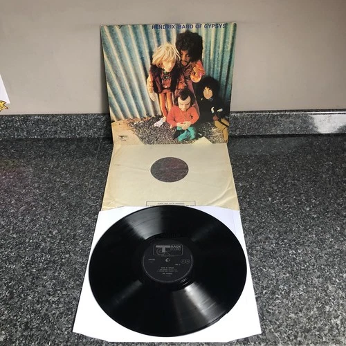 LP VINYL JIMI HENDRIX ALBUM  BAND OF GYPSYS RARE PUPPET SLEEVE UK 1ST EX/EX+