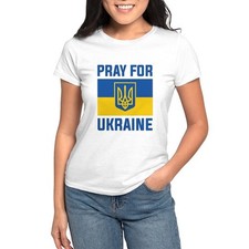 CafePress Pray For Ukraine Women's T Shirt Women's T-Shirt 904396181