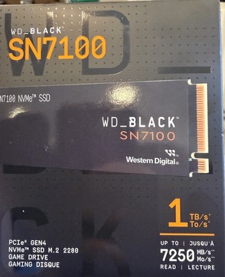 WD Black 1TB SN7100 NVMe Internal SSD Solid State Drive Gen4 NVMe
