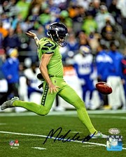 Michael Dickson Signed 8x10 Photo Seattle Seahawks Double Punt MCS Holo