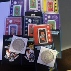 Postal Express Mint Silver Playing Cards bundle of 7 with 2 peace dollars