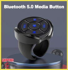 Wireless Bluetooth 5.0 Remote Controller Media Button Car Motorcycle Bike