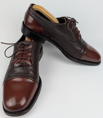Loake Herren UK 11 Leder Oxford Kappe Zehe Formelle Schuhe Hergestellt in England BL234796GC