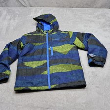Columbia Jacket Boys Small 8 Blue Magic Mile Insulated Omni-Heat Waterproof Ski