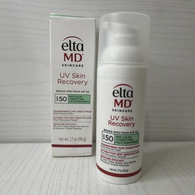 Elta MD UV Skin Recovery Red Color Correcting Face sunscreen SPF 50 Exp 02/27