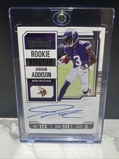 2023 Panini Contenders - Rookie Ticket RPS Jordan Addison #120 (AU, RC)