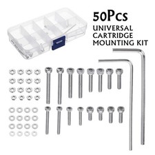 2mm.5 Universal Headshell cartridges Mounting Kit Rotation Steel Bolts