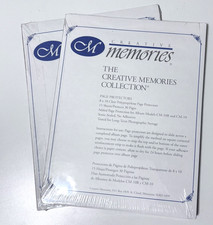 New CREATIVE MEMORIES 8x10 LOT 2 PKGS Scrapbook Album PAGE PROTECTORS