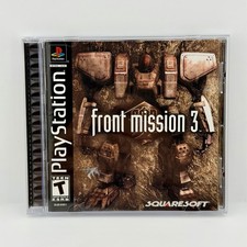 Front Mission 3 PlayStation 1 PS1 Black Label Complete in Box CIB