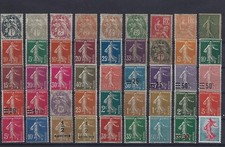 (117) TIMBRES FRANCE N*/** 1900-1960 GROSSE COTE