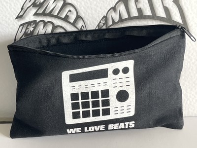 Canvas Tasche Tabak Smartphone Organizer Beutel Logo Kosmetik Pouch bag zipper 