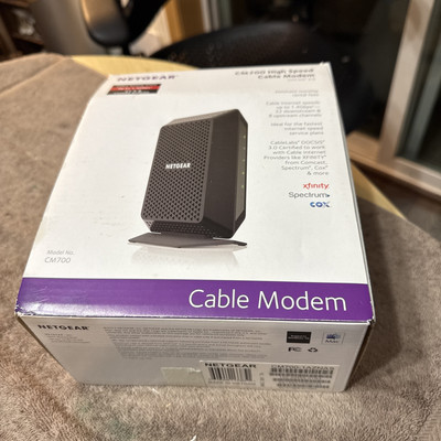 NETGEAR CM700-1AZNAS DOCSIS 3.0 Cable Modem 32x8 for Xfinity by Comcast 1.4gbps