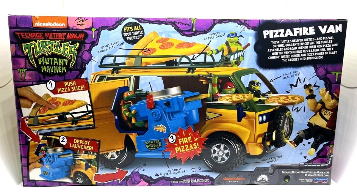 Teenage Mutant Ninja Turtles Mutant Mayhem Pizza Fire Van Wagon