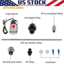 16030nos -4an Line Nitrous Purge Valve System Kit For Purging Nitrous Oxide