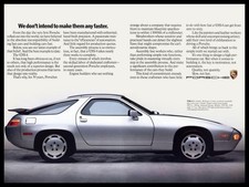 1986 Porsche 928 In Risky Business Silver New Metal Sign 12x16