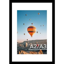Picture Frame Black Wall Hanging A2 A3 Photo Mat Display 16.5x23.4