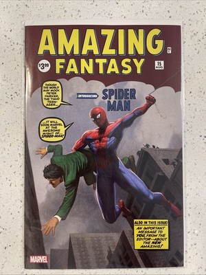 AMAZING FANTASY #15 FACSIMILE EXCLUSIVE HOMAGE Rock-He Kim Kirby Spiderman