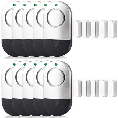 Window Door Alarm, 120DB Pool Alarm for Kids Safety, Silver gray