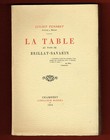 Ex n° - La Table au pays de Brillat Savarin, Gastronomie, Tendret, Recettes 1934