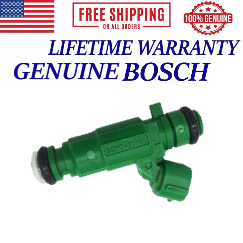 NUEVO paquete/4 inyectores de combustible OEM BOSCH para Hyundai Santa Fe 2001-2006 2,7 L I4 Foto 2 de 2