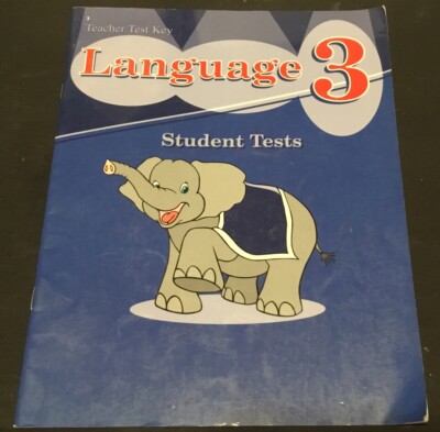 Abeka Book Language 3 Teacher Test Key Homeschool 3rd Grade | eBay
