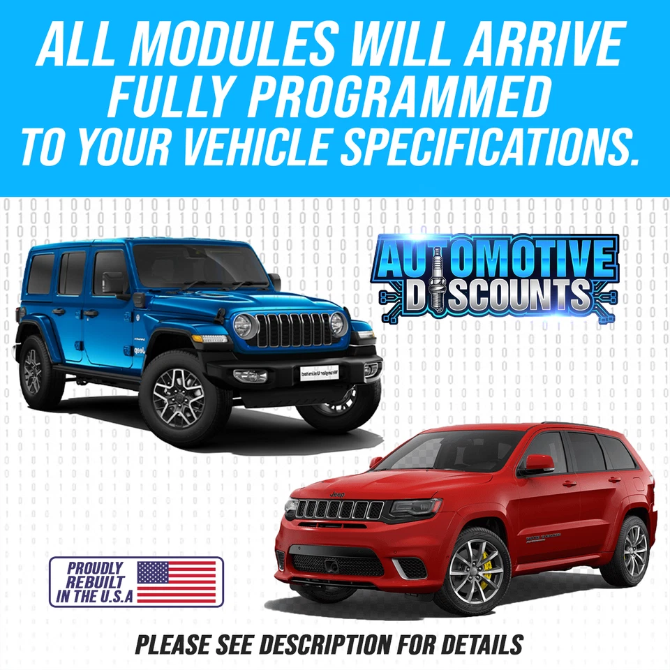 Jeep Grand Cherokee 2000 4,0 L 050189AA ECU PCM ECM motor computadora enchufable y listo Foto 2 de 4