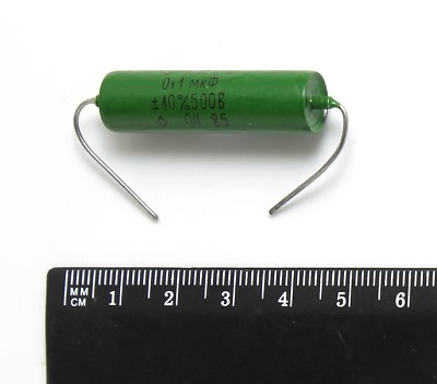 NOS Paper In Oil Capacitors PIO- 0.1 Mf, 600 Volt - 2 Pieces - Foto 10