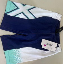 New 2XU Women Custom Tri Short Blue XS X-SMALL Triathlon Tri Shorts