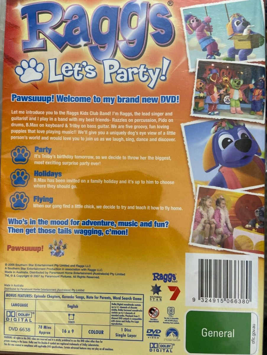 Raggs-Let's Party (DVD, 2006) for sale online | eBay