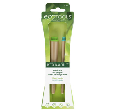 Ecotools Handle Duo Interchangeables Makeup Brush Handles, Includes 2 Handles
