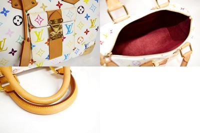 LOUIS VUITTON multicolor Speedy 30 Bron (White) M92643 Hand Bag | eBay