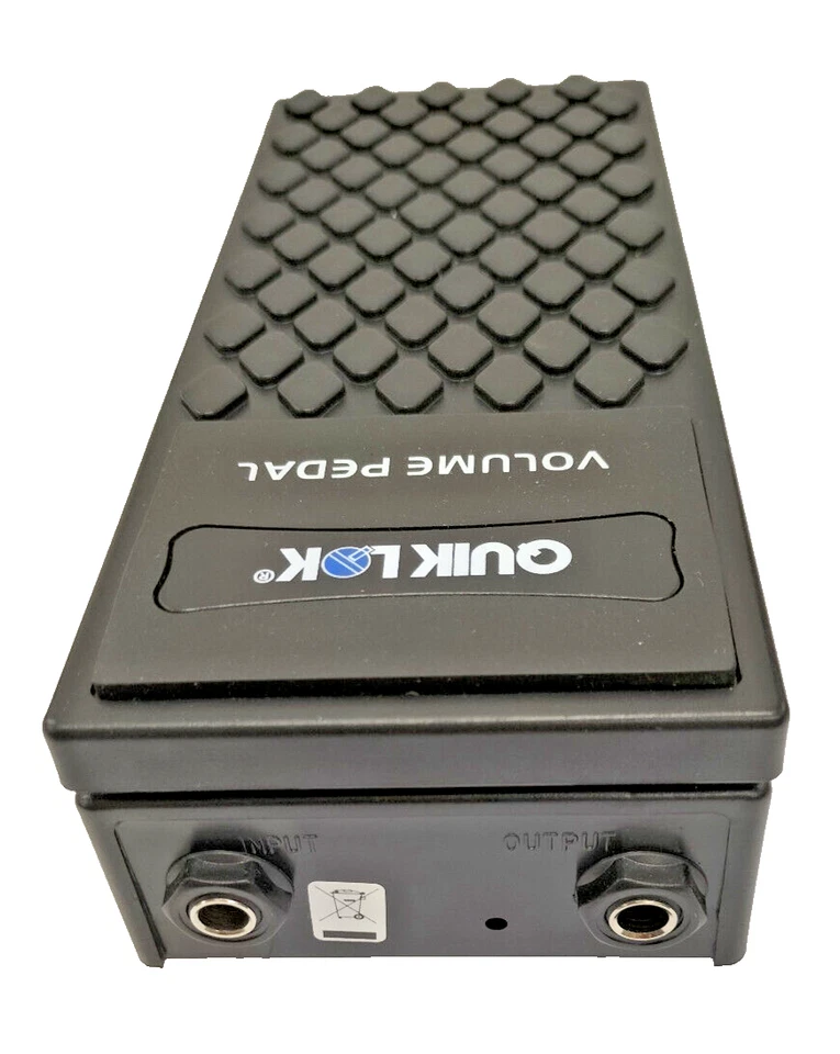 Pedale Volume Strumenti Chitarra Tastiera Basso Nuovo 1 ingresso uscita Quiklok - Immagine 3 di 4